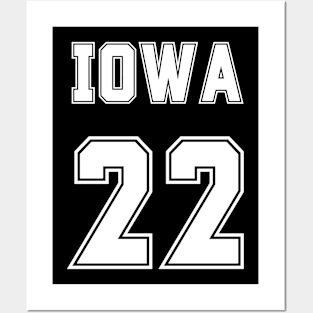 Iowa #22 shirt, Clark Shirt, Caitlin Clark Posters and Art